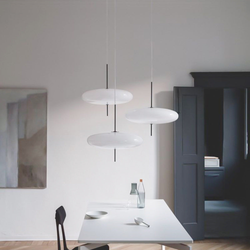 Quor Nordic Modern Oval Single Pendant Light