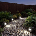 Solar rock garden lights decorative fake stone warm white — 2-pack 3-pack 5-pack comparison