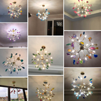 Aria Agate Creative Colourful Chandelier Bedroom/Living Room