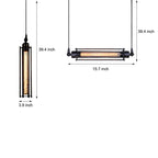 Minimalist Bar Wall Sconce Hardwired LED Indoor Bedroom Living Room — Vertical Horizontal
