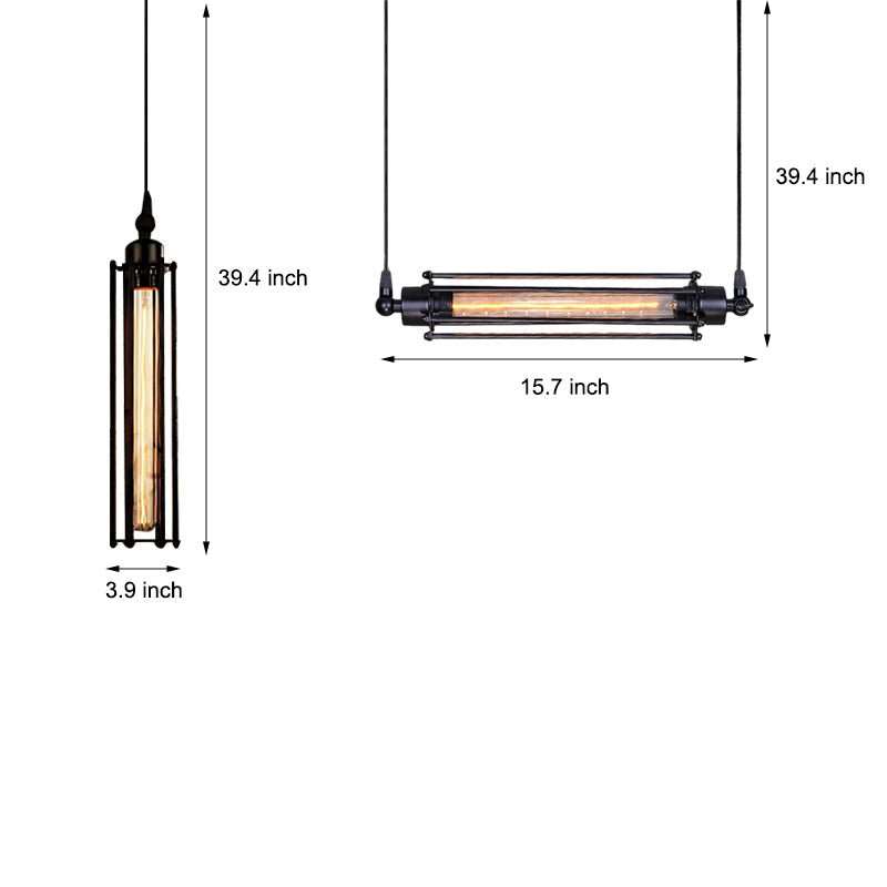 Minimalist Bar Wall Sconce Hardwired LED Indoor Bedroom Living Room — Vertical Horizontal