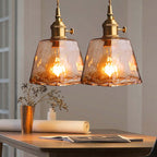 Zina Pendant Light Glass&Brass