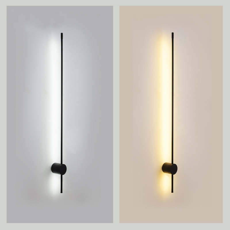 Arisha Modern Minimalist Black LED Wall Reading Lamp