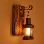 Austin Vintage Lantern Wall Lamp – Classic Industrial Metal Design