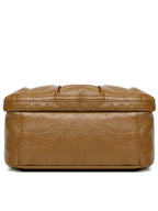 Arelia Ruched PU Leather Shoulder Bag