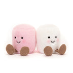 Amuseables Pink and White Marshmallows - 5x4 Inch by Jellycat