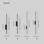 Arisha Modern Linear Metal Wall Lamp for Bedroom, Black & Brass