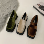 Chunky Platform Suede Casual Women Shoes