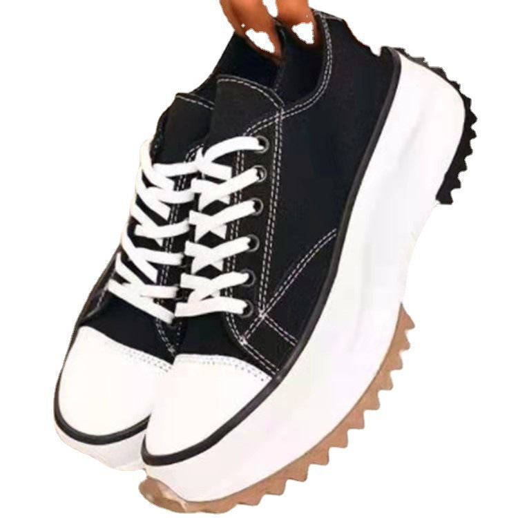 StreetRise | Trendy canvas thick soled canvas shoes