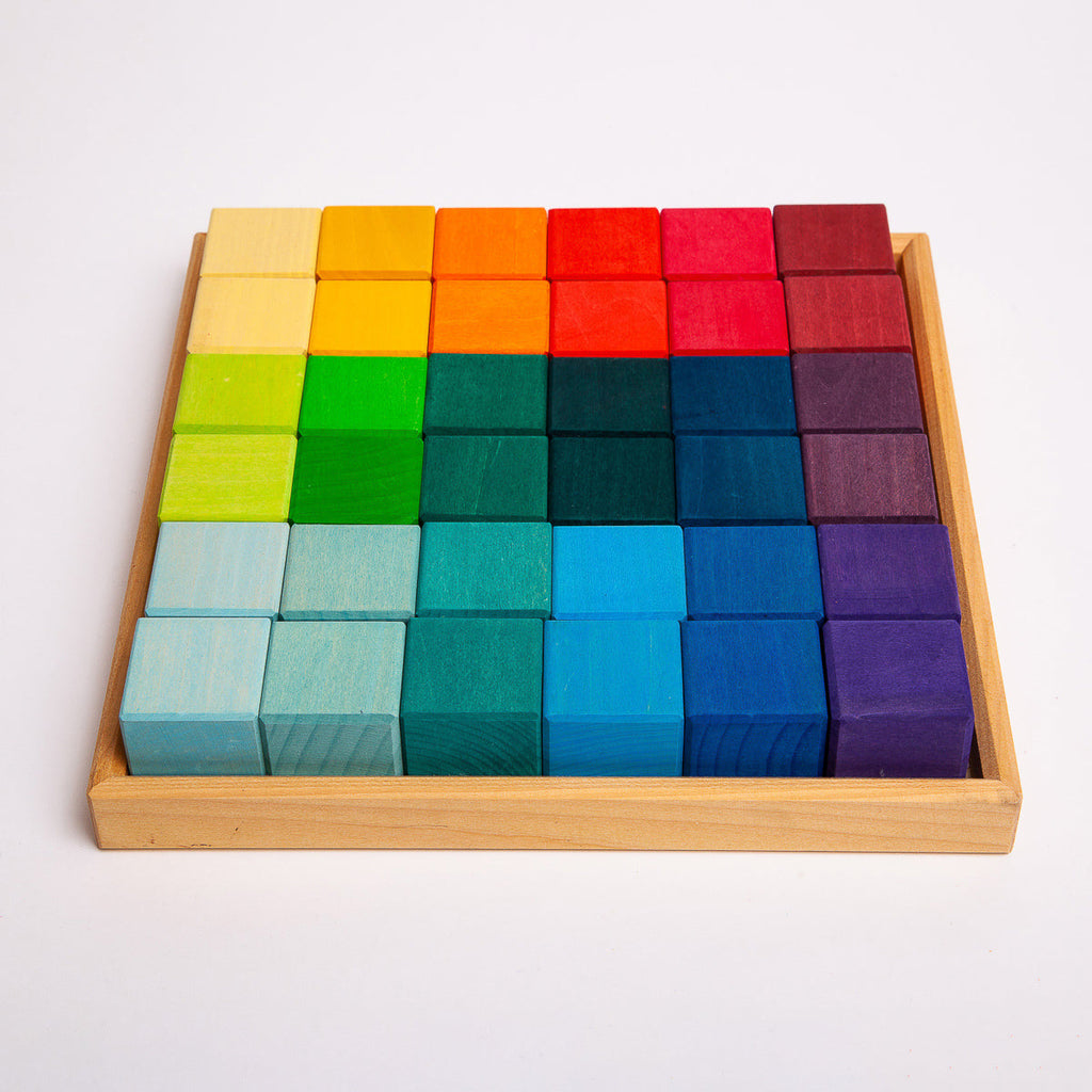 Grimm's Mosaic Rainbow 36 Pieces