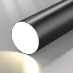 Cylindrical LED Pendant Light Slim Stainless Steel Downlight Dining Room Bedroom — Black White