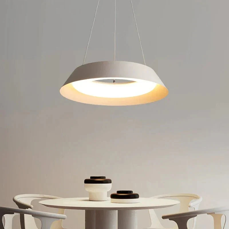 Nordic LED Chandelier Minimalist Dimmable Bedroom Dining Room — Pendant & Ceiling Mount 60cm