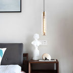 Alleva K9 Crystal Glass Pendant Light Post-Modern Bedroom Dining Room — Smoke Clear Warm Cool