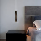 Alleva K9 Crystal Glass Pendant Light Post-Modern Bedroom Dining Room — Smoke Clear Warm Cool