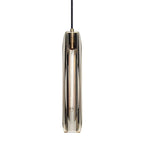 Alleva K9 Crystal Glass Pendant Light Post-Modern Bedroom Dining Room — Smoke Clear Warm Cool