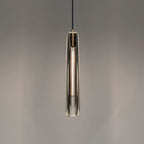 Alleva K9 Crystal Glass Pendant Light Post-Modern Bedroom Dining Room — Smoke Clear Warm Cool