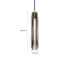 Alleva K9 Crystal Glass Pendant Light Post-Modern Bedroom Dining Room — Smoke Clear Warm Cool