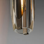 Alleva K9 Crystal Glass Pendant Light Post-Modern Bedroom Dining Room — Smoke Clear Warm Cool