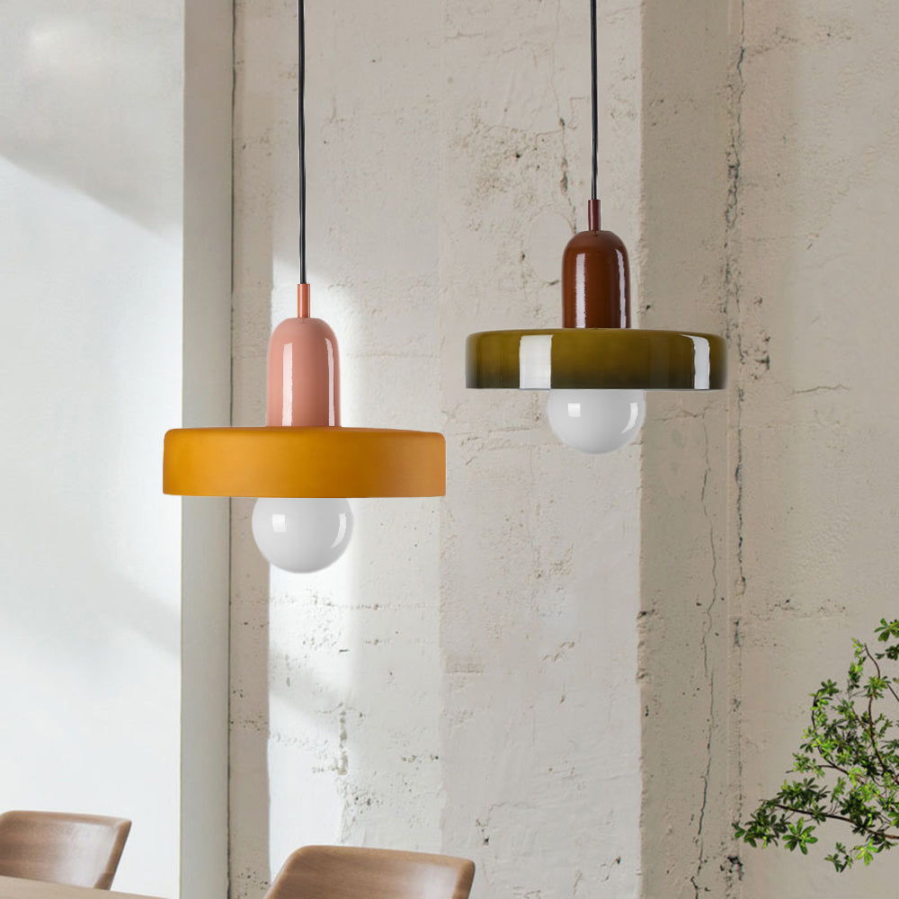 Jess Vintage Glass Pendant Light
