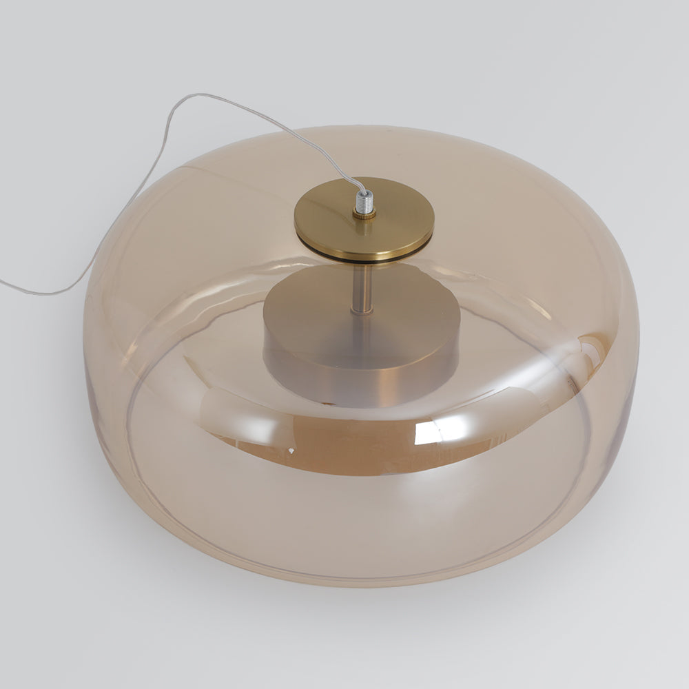 June Morden Glass Pendant Light Clear/Smoky/Amber