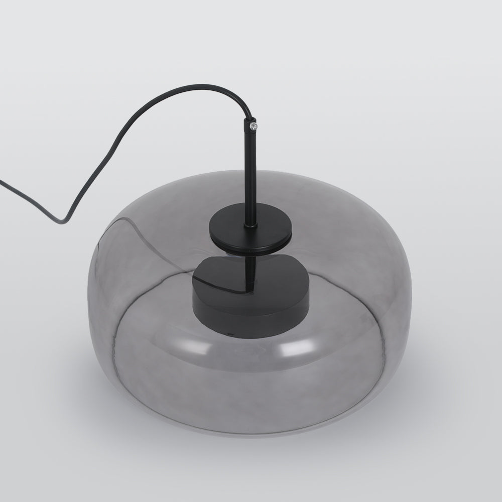 June Morden Glass Pendant Light Clear/Smoky/Amber