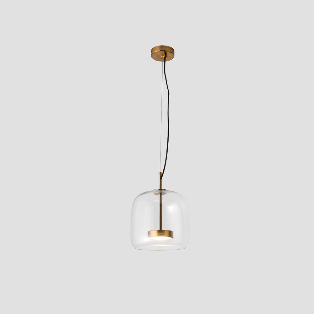 June Morden Glass Pendant Light Clear/Smoky/Amber