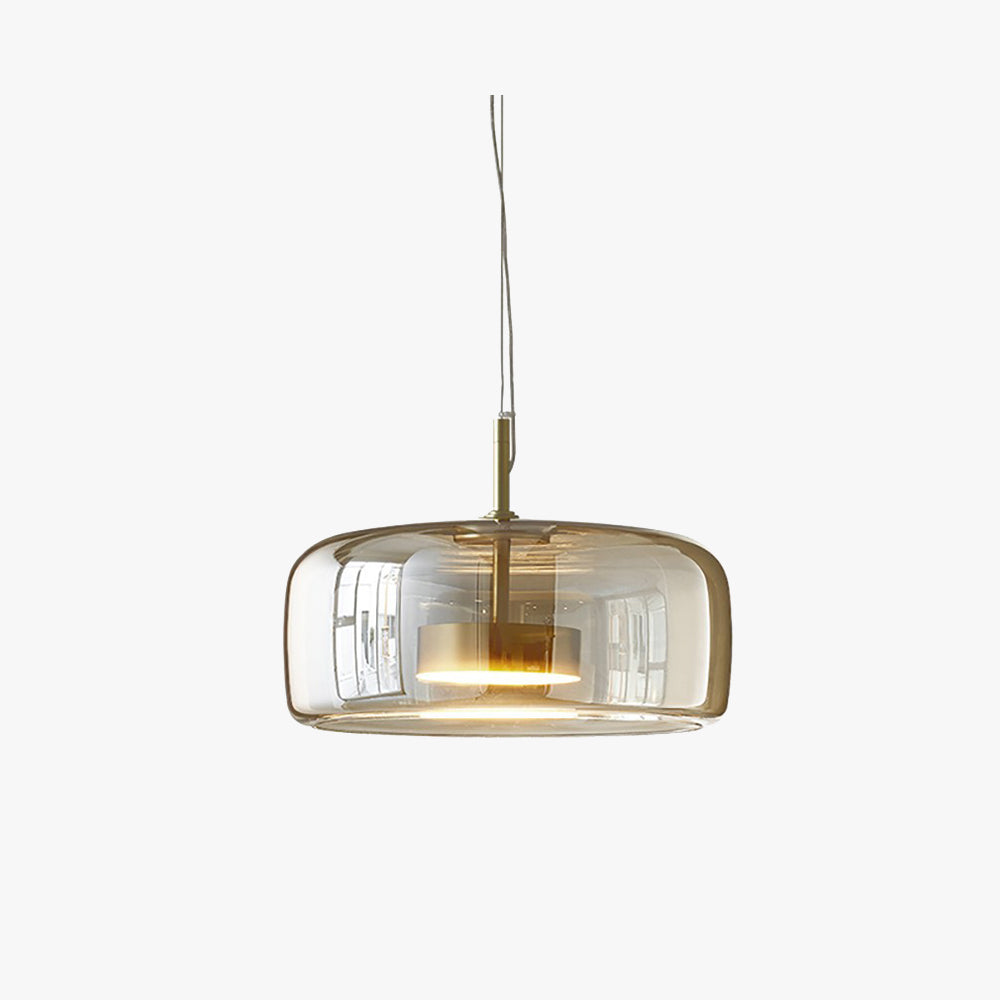 June Morden Glass Pendant Light Clear/Smoky/Amber