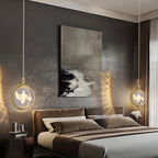 Kristy Morden Spherical Metal Pendant Light, Gold