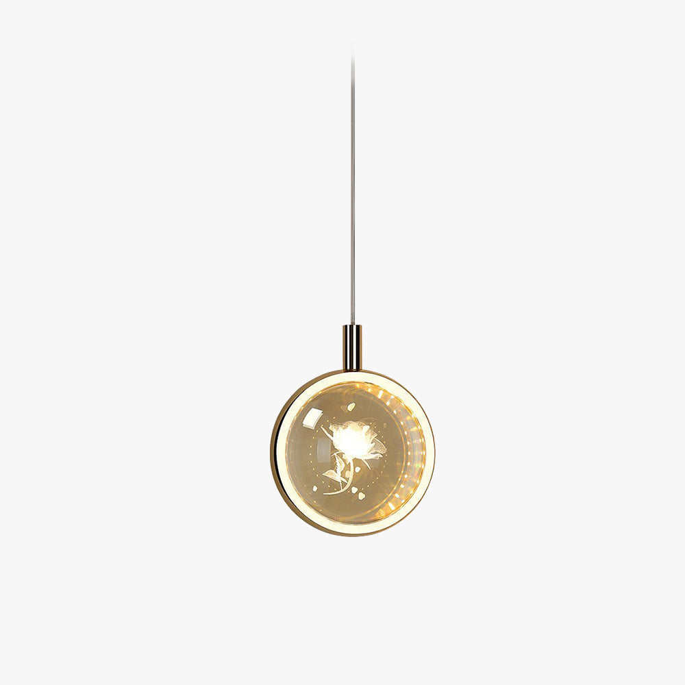 Kristy Morden Spherical Metal Pendant Light, Gold