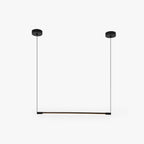 Zynar Minimalist Linear Pendant Light, Black