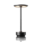 Ambience Spinning Block LED Table Lamp Rechargeable Wireless Bedside Bar Restaurant — Gold Silver Black