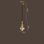 Gold Nordic Dandelion-Inspired LED Pendant Light Scandinavian Dining Room Bedroom