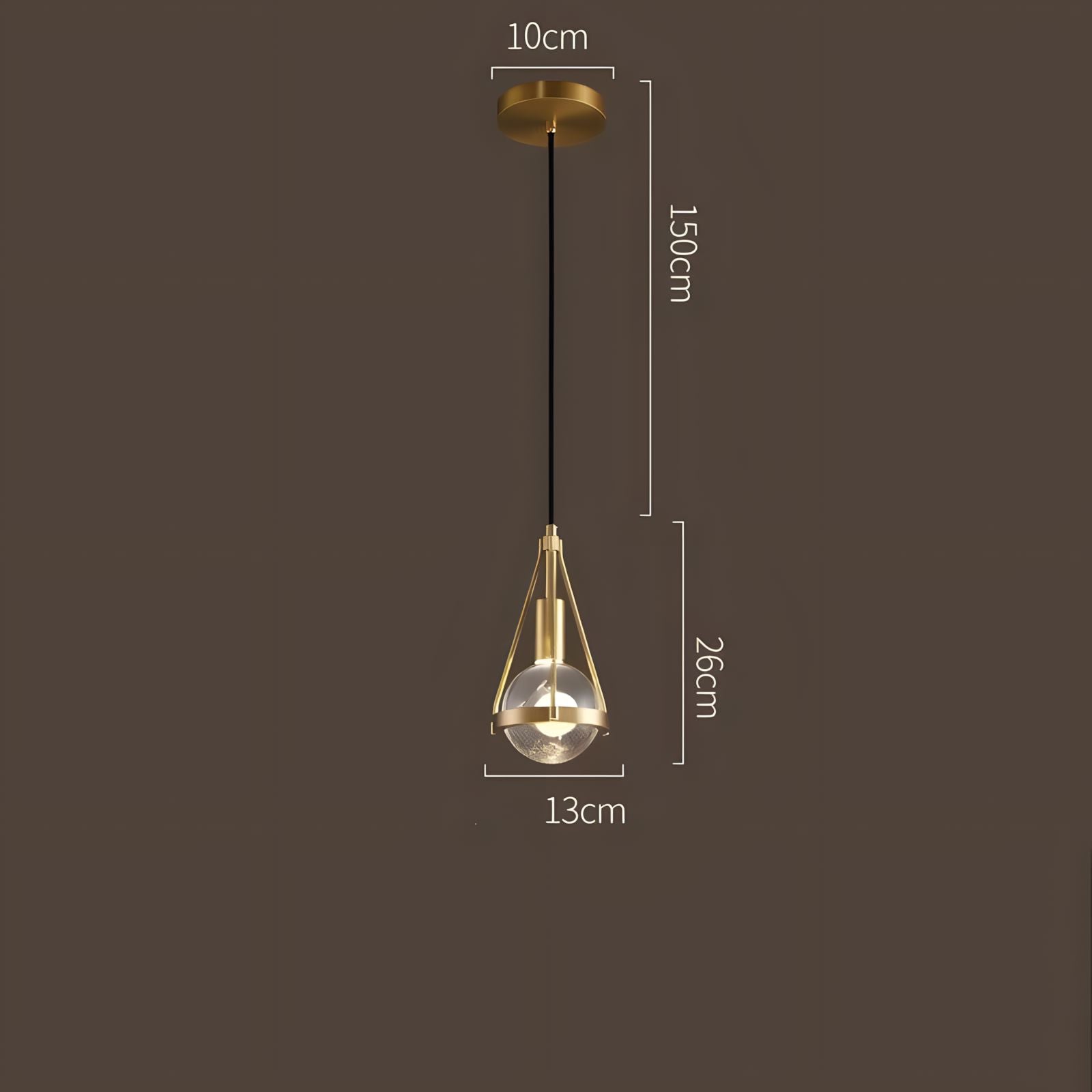 Gold Nordic Dandelion-Inspired LED Pendant Light Scandinavian Dining Room Bedroom