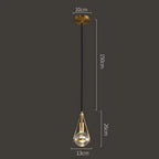 Gold Nordic Dandelion-Inspired LED Pendant Light Scandinavian Dining Room Bedroom