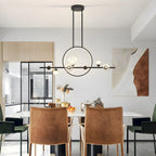 ARCHIPELAGO Glass Ball Chandelier Nordic Modern Dining Room Bedroom — Black White 7 to 18 Heads