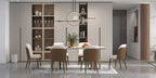ARCHIPELAGO Glass Ball Chandelier Nordic Modern Dining Room Bedroom — Black White 7 to 18 Heads