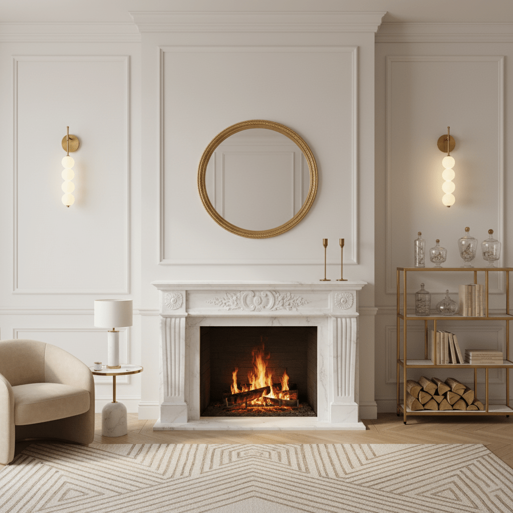 Abacus LED Wall Lamp Gold Black Ball Sconce Bedroom Living Room Restaurant
