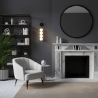 Abacus LED Wall Lamp Gold Black Ball Sconce Bedroom Living Room Restaurant