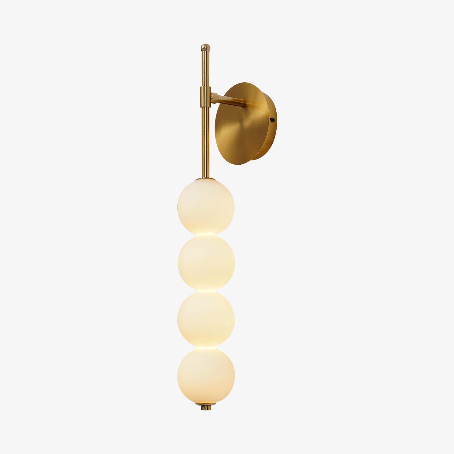 Abacus LED Wall Lamp Gold Black Ball Sconce Bedroom Living Room Restaurant