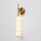 Abacus LED Wall Lamp Gold Black Ball Sconce Bedroom Living Room Restaurant