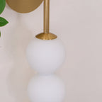Abacus LED Wall Lamp Gold Black Ball Sconce Bedroom Living Room Restaurant