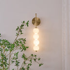 Abacus LED Wall Lamp Gold Black Ball Sconce Bedroom Living Room Restaurant