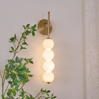 Abacus LED Wall Lamp Gold Black Ball Sconce Bedroom Living Room Restaurant