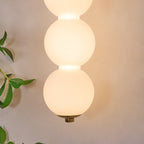 Abacus LED Wall Lamp Gold Black Ball Sconce Bedroom Living Room Restaurant