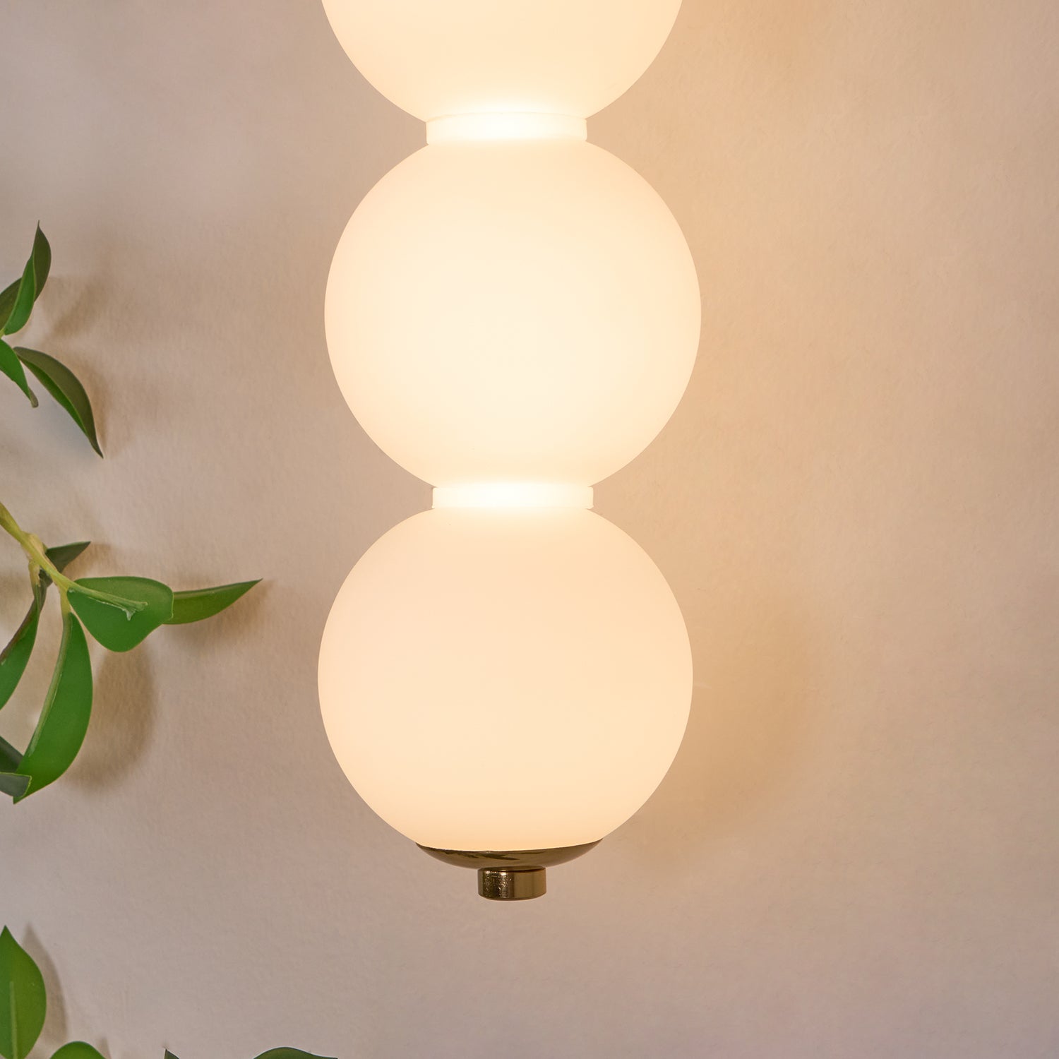 Abacus LED Wall Lamp Gold Black Ball Sconce Bedroom Living Room Restaurant