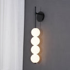 Abacus LED Wall Lamp Gold Black Ball Sconce Bedroom Living Room Restaurant