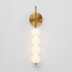 Abacus LED Wall Lamp Gold Black Ball Sconce Bedroom Living Room Restaurant