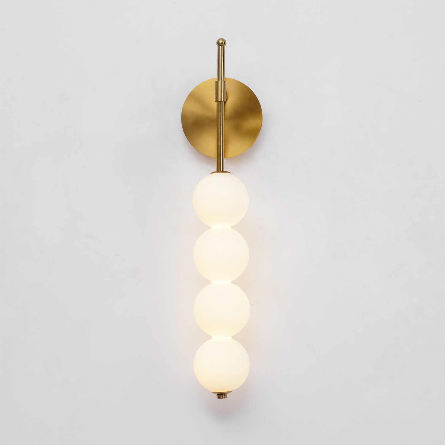 Abacus LED Wall Lamp Gold Black Ball Sconce Bedroom Living Room Restaurant