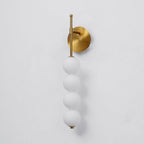 Abacus LED Wall Lamp Gold Black Ball Sconce Bedroom Living Room Restaurant