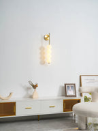 Abacus LED Wall Lamp Gold Black Ball Sconce Bedroom Living Room Restaurant